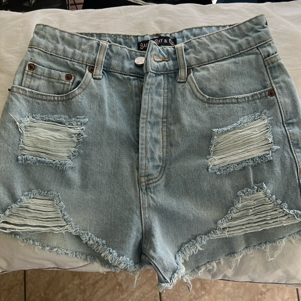 Brand new denim shorts